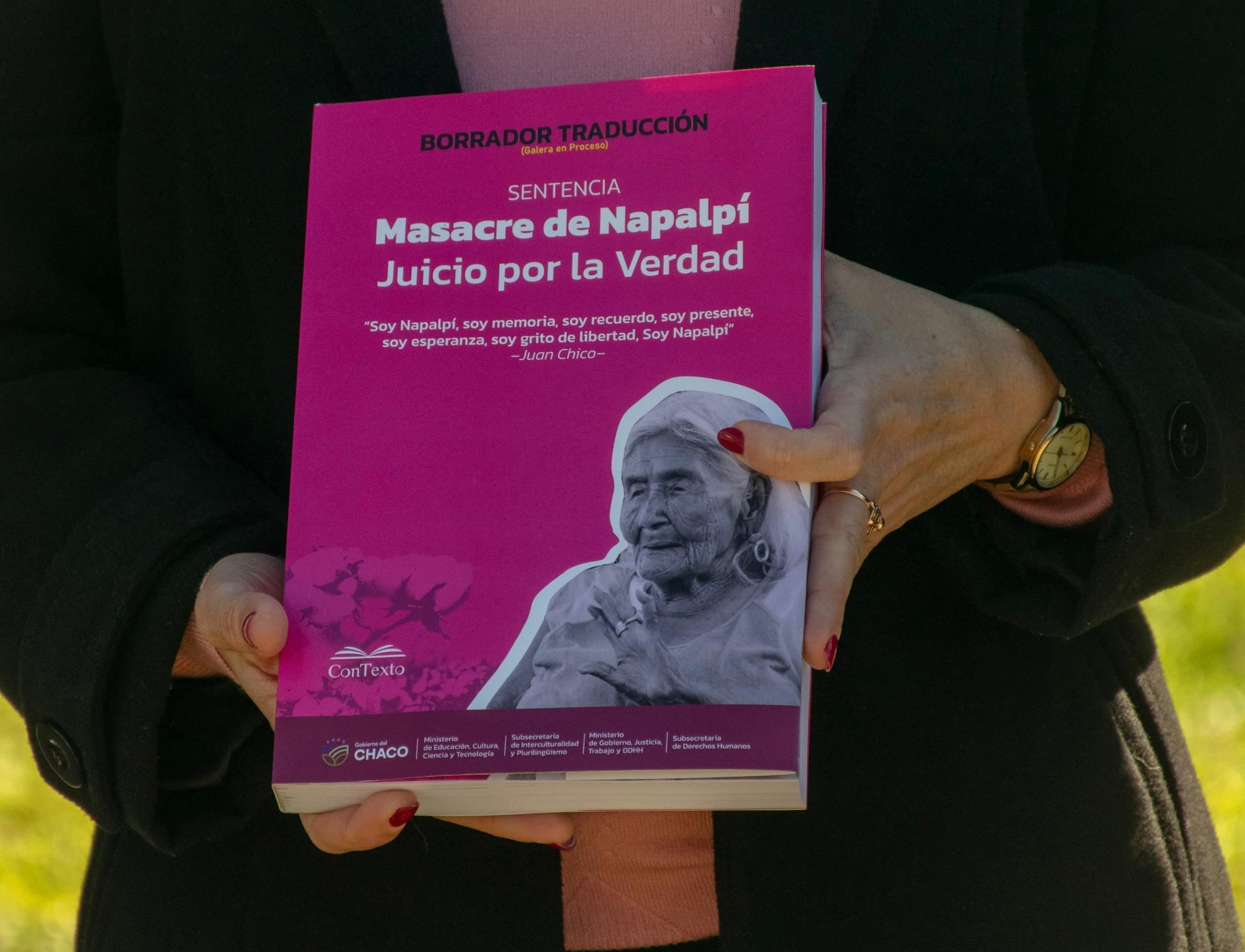  Napalp&iacute;: el Gobierno entreg&oacute; la sentencia traducida a lenguas originarias