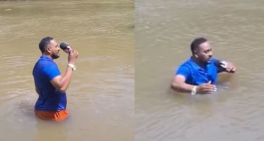 Un periodista se meti&oacute; al r&iacute;o para cubrir la desaparici&oacute;n de una nena y se tropez&oacute; con el cuerpo
