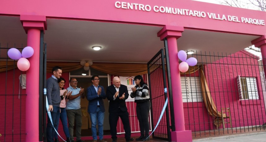 Gustavo Mart&iacute;nez inaugur&oacute; la ampliaci&oacute;n y refacci&oacute;n integral del Centro Comunitario Municipal de Villa del Parque