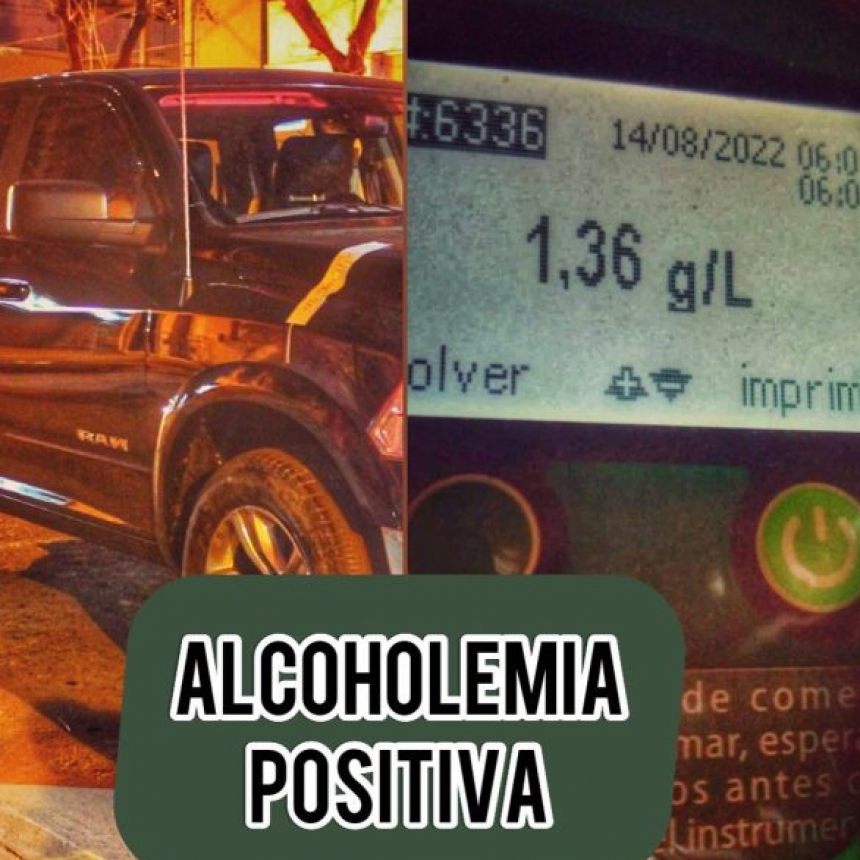 Operativos de tr&aacute;nsito: se detectaron 34 casos de alcoholemia positiva en Resistencia este fin de semana