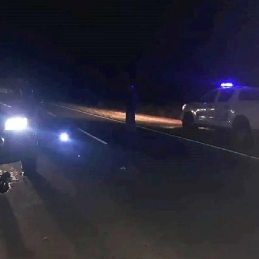 Muri&oacute; tras chocar su moto contra una camioneta cerca de Quitilipi