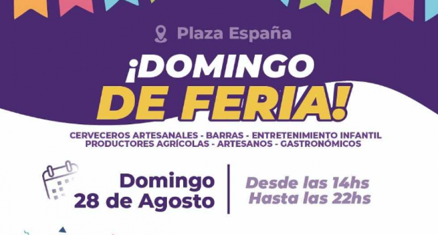Feria Emprendedora y show en vivo en la Plaza Espa&ntilde;a