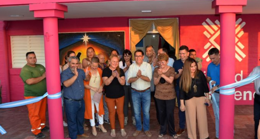 Gustavo Mart&iacute;nez inaugur&oacute; la ampliaci&oacute;n y refacci&oacute;n del centro comunitario de La Liguria