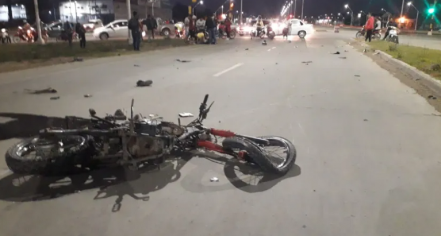 Grav&iacute;simo accidente de tr&aacute;nsito en Resistencia: un motociclista sufri&oacute; la amputaci&oacute;n de su pie derecho