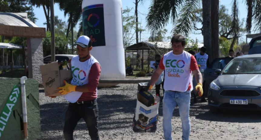"Eco Ciudad Recicla" ya reuni&oacute; m&aacute;s de 9 toneladas de material reciclable