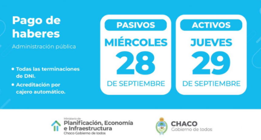 Con aumentos, la proxima semana cobran sus salarios los trabajadores y trabajadoras de la administraci&oacute;n p&uacute;blica
