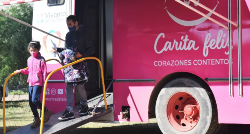 M&aacute;s de 1000 ni&ntilde;os de distintos barrios de Resistencia ya fueron atendidos en el policonsultorio municipal "Carita Feliz"