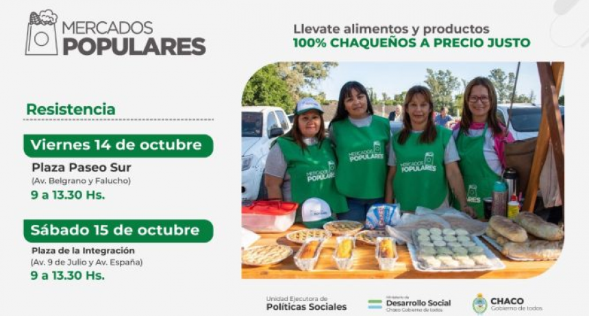 El fin de semana vuelven los mercados populares con opciones por el D&iacute;a de la Madre