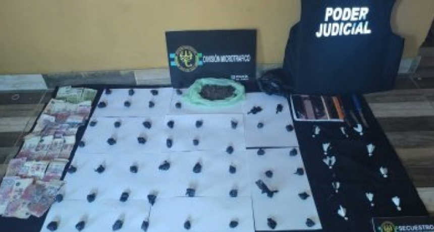 Tres detenidos en allanamientos por venta de droga en Resistencia y S&aacute;enz Pe&ntilde;a