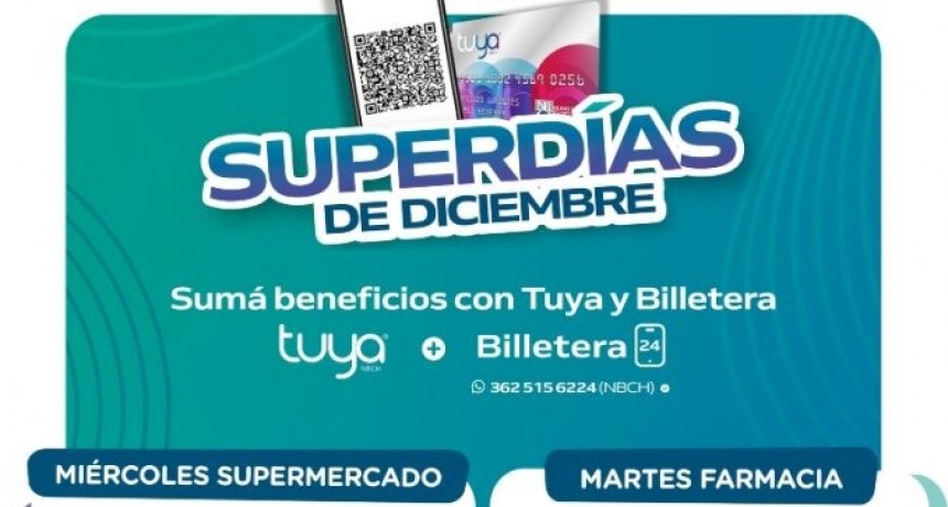 En diciembre contin&uacute;an los Superd&iacute;as en farmacias y supermercados
