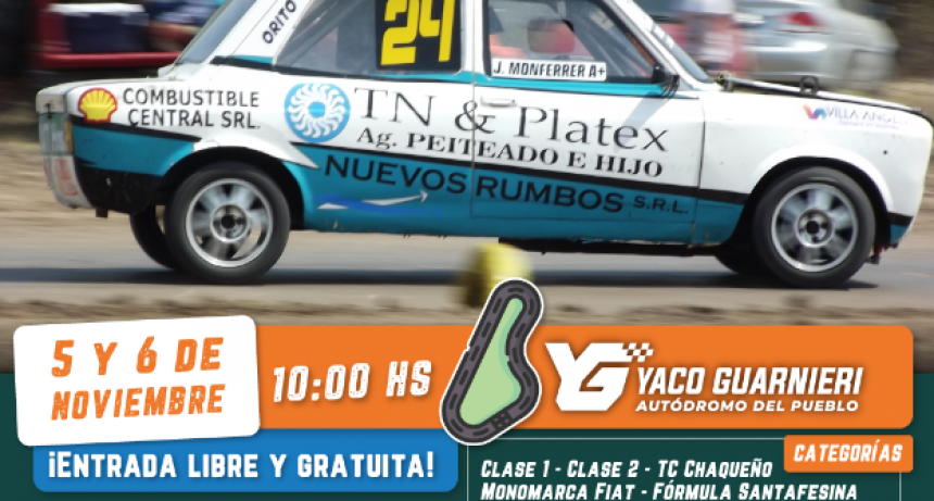 Los &ldquo;fierros&rdquo; vuelven a llenar de vida el Aut&oacute;dromo Yaco Guarnieri