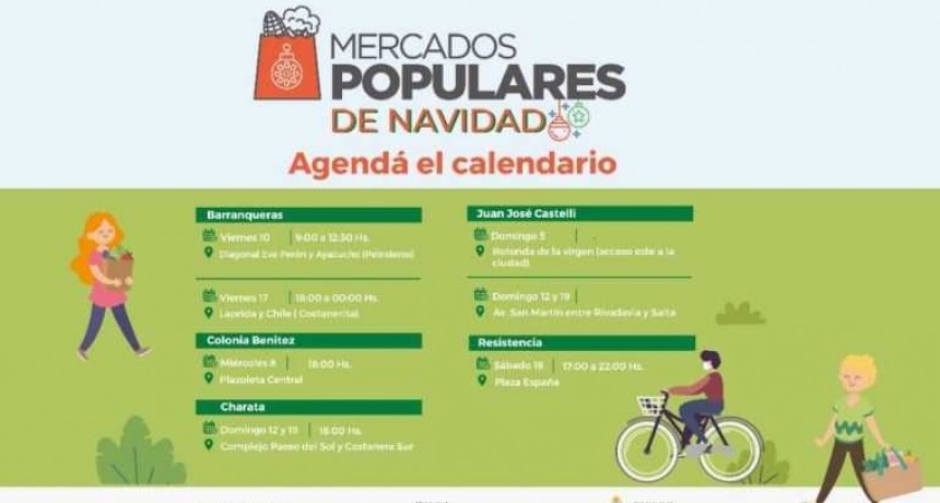 Desarrollo Social desplegar&aacute; mercados populares de productos navide&ntilde;os