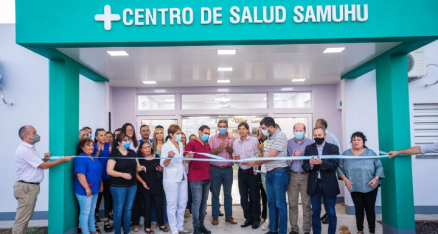 Se inaugur&oacute; la ampliaci&oacute;n y refacci&oacute;n del centro de salud y el registro civil de Samuh&uacute;