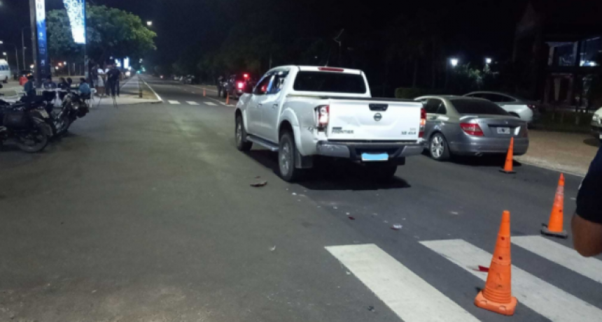 Resistencia: conductor choc&oacute; contra una camioneta para esquivar un control de alcoholemia